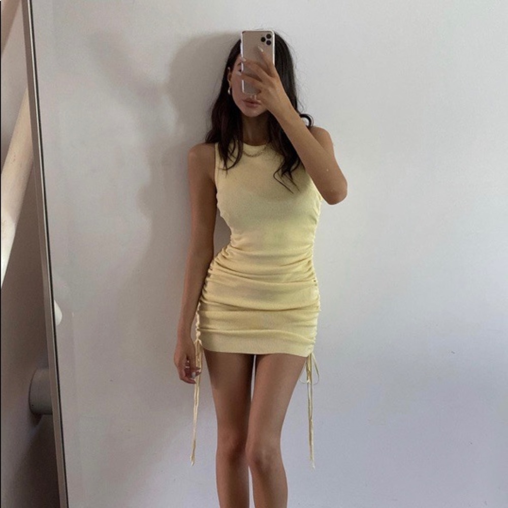 Lioness “Military Minds Mini Dress” in Yellow